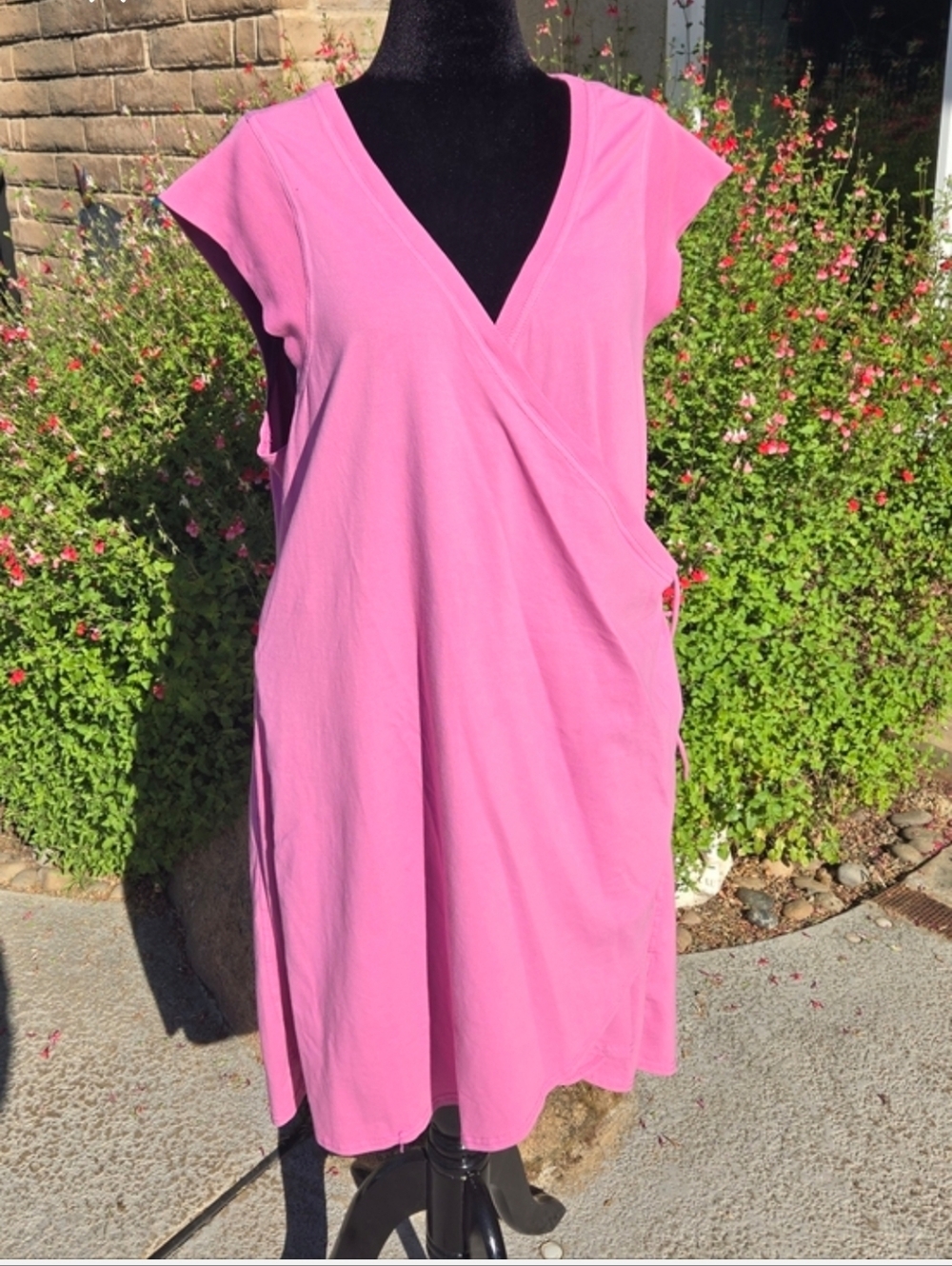 Anthropologie Pink Swimsuit Cover Up Montauk Vneck 3X NEW 🤍 Retail $88- - Picture 13 of 15